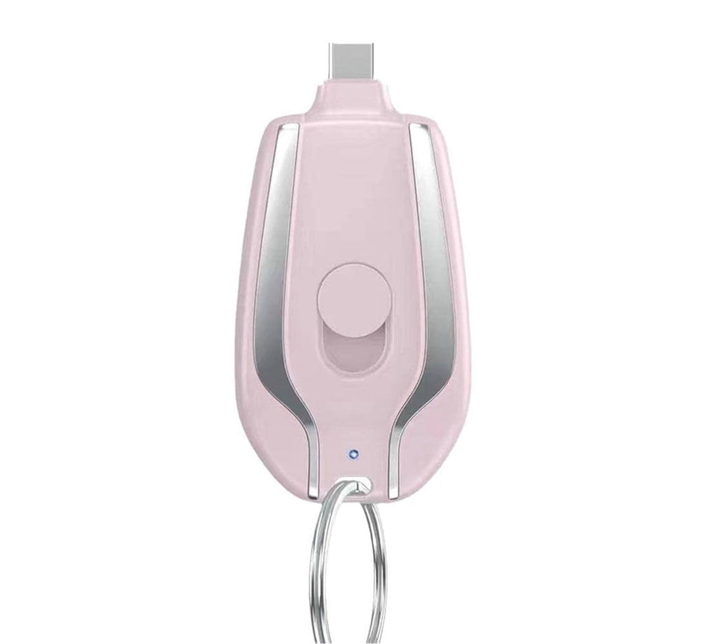 Batterie de recharge portable & porte-clés :  Lightning ou Type C